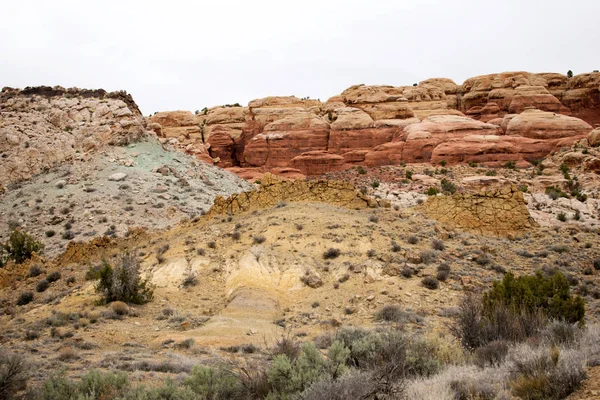 Krajobraz Park Narodowy Arches Moab Utah — Zdjęcie stockowe