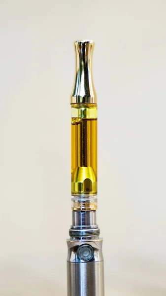 Vape Pen Cannabis Oil Vaping Marijuana Thc Cbd Life Style — Stock Photo, Image