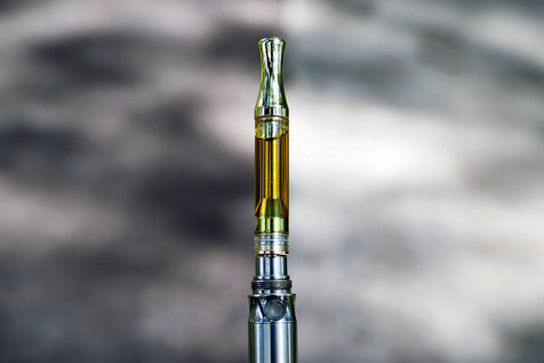 Vape Pen. Vaping Cannabis and Marijuana. 