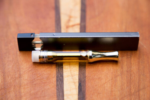 Cannabis oil, for smoking marijuana in a vaporizer or electronic cigarette 