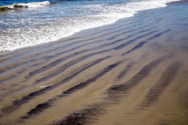 Oceano Praia Areia Água — Fotografia de Stock