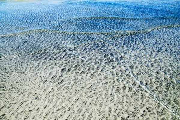 Oceano Praia Água Ondulações Reflexões — Fotografia de Stock