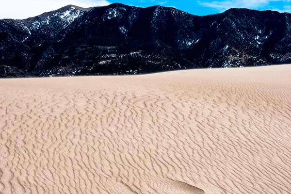 Parque Reserva Nacional Great Sand Dunes Colorado Naturaleza Paisaje Senderismo —  Fotos de Stock