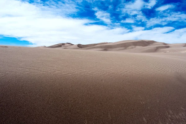 Parque Reserva Nacional Great Sand Dunes Colorado Naturaleza Paisaje Senderismo — Foto de Stock