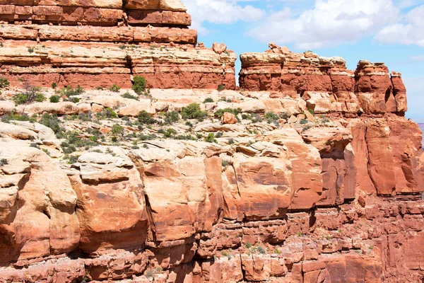 Hermosas Formaciones Piedra Arenisca Roja Día Soleado Monument Valley —  Fotos de Stock
