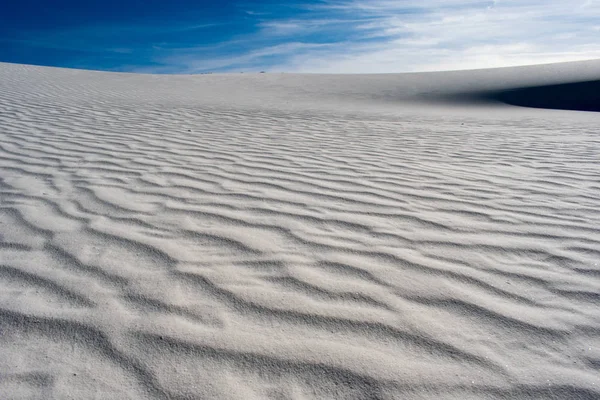 沙漠中的沙丘 美丽的沙漠景观 — 图库照片