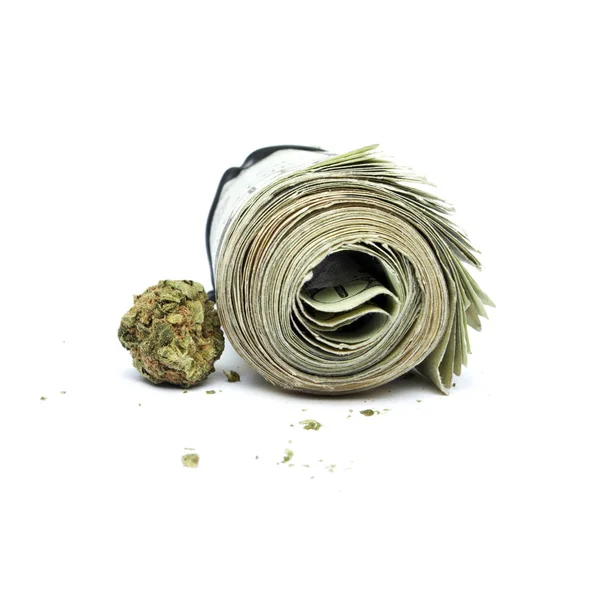 Marijuana et argent — Photo