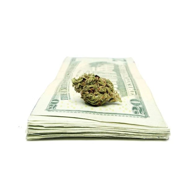 Marijuana and Money — Stock Photo, Image