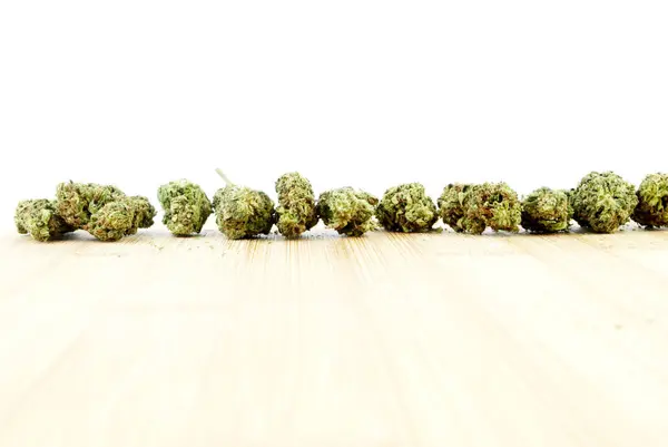 Composition Conceptuelle Des Drogues Base Marijuana — Photo