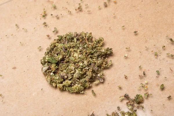 Begreppsmässig Sammansättning Marijuana Droger — Stockfoto