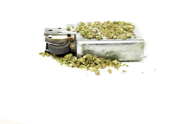 Marihuana en geld — Stockfoto