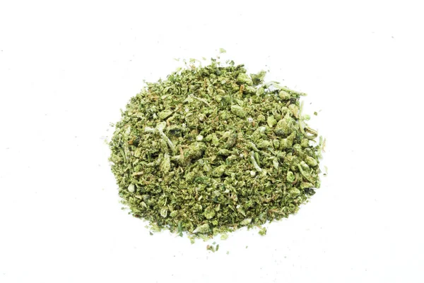 Marihuana Izolovaná Bílém Pozadí Koncepce Závislosti Zdravotní Péče — Stock fotografie