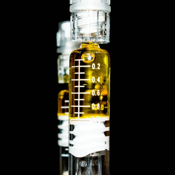 Marijuana Oil Begreppet Missbruk Och Hälsovård — Stockfoto