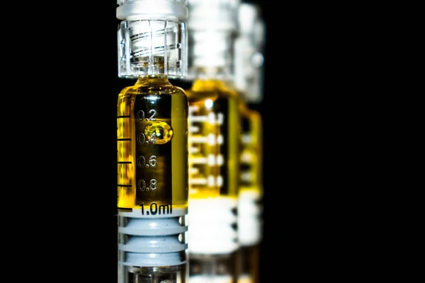 Marijuana Oil Begreppet Missbruk Och Hälsovård — Stockfoto