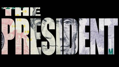 Başkan siyah arkaplan metni