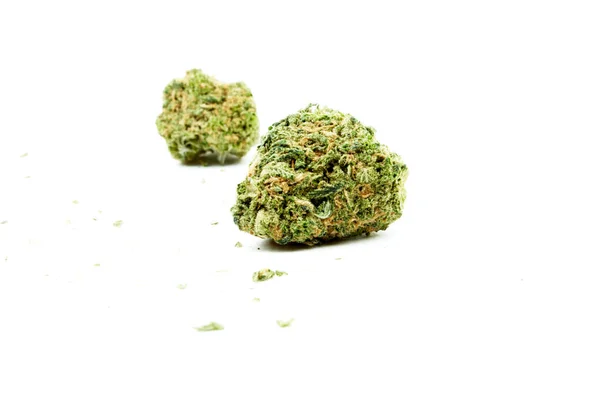 Närbild Syn Torkad Marijuana Narkotikamissbruk Koncept Medicinsk Marijuana Concept — Stockfoto