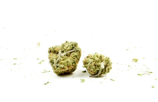 Close Weergave Van Gedroogde Marihuana Drugsverslaving Concept Medisch Marihuana Concept — Stockfoto