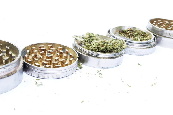 Conceito Dependência Marijuana Cannabis Pode Ser Usado Para Fins Médicos — Fotografia de Stock