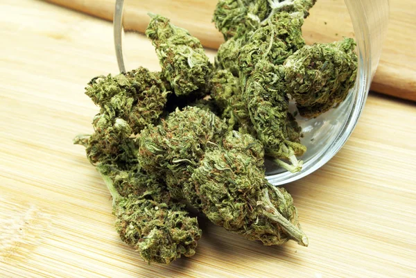 Marijuana Icon, Circle — Stock Photo, Image