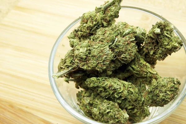 Marihuana-Symbol, Kreis — Stockfoto