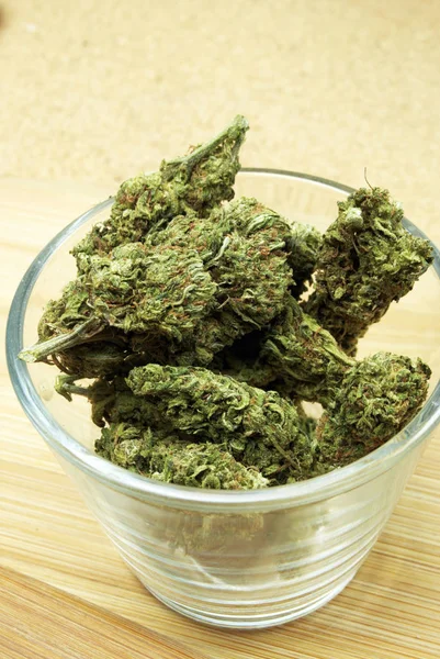 Marijuana ikon, cirkel — Stockfoto