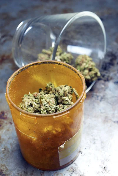 Ikon Marijuana, Lingkaran — Stok Foto