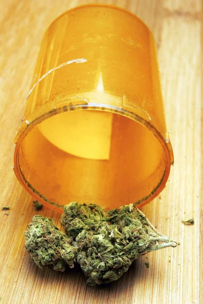 Marihuana-Symbol, Kreis — Stockfoto