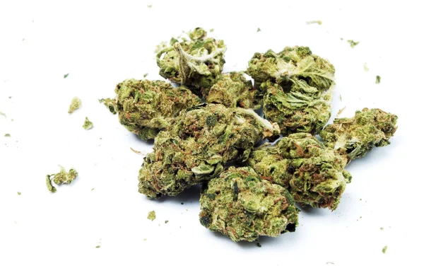 Marihuana pictogram, cirkel — Stockfoto