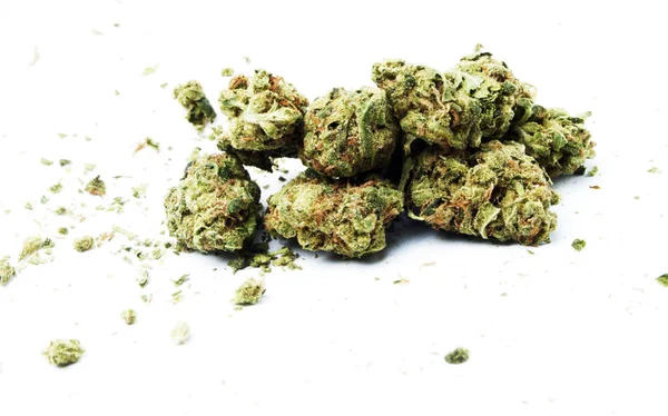 Icono de Marihuana, Círculo —  Fotos de Stock