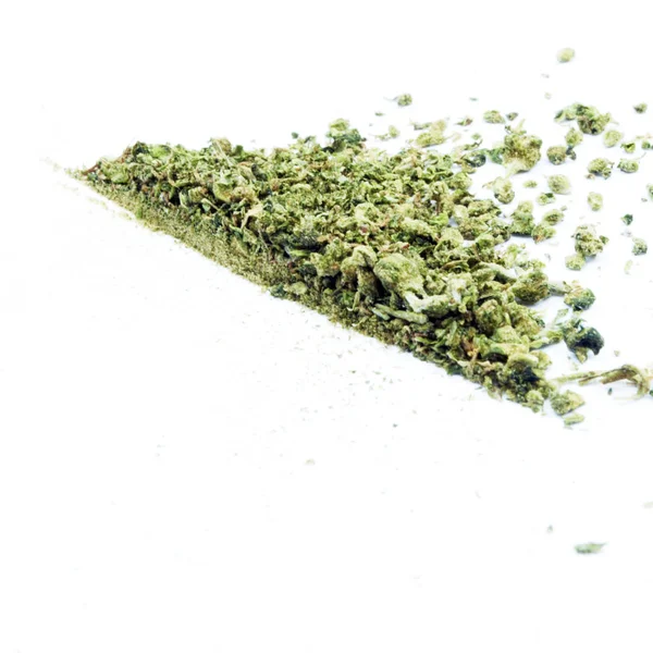 Icono de Marihuana, Círculo — Foto de Stock