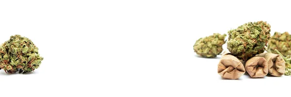ไอคอนกัญชา, วงกลม — ภาพถ่ายสต็อก
