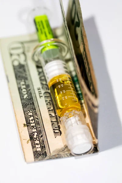 Concepto Adicción Marihuana Cannabis Con Fines Médicos — Foto de Stock