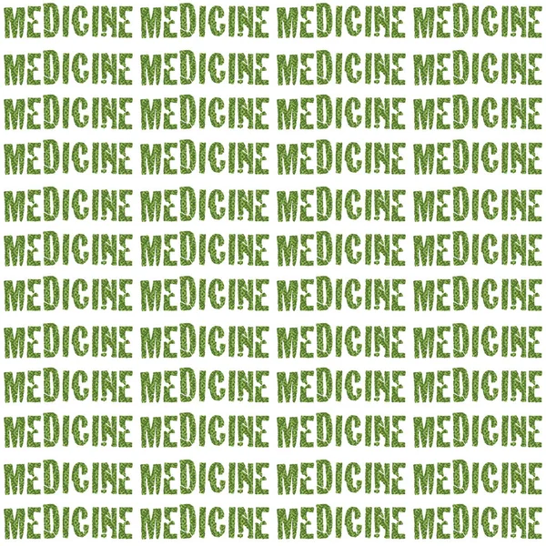 Cartaz Conceitual Maconha Medicinal Com Texto — Fotografia de Stock