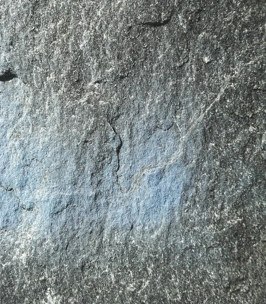 Volledige Frame Weergave Van Grijs Blauw Verweerde Stenen Muur Getextureerde — Stockfoto
