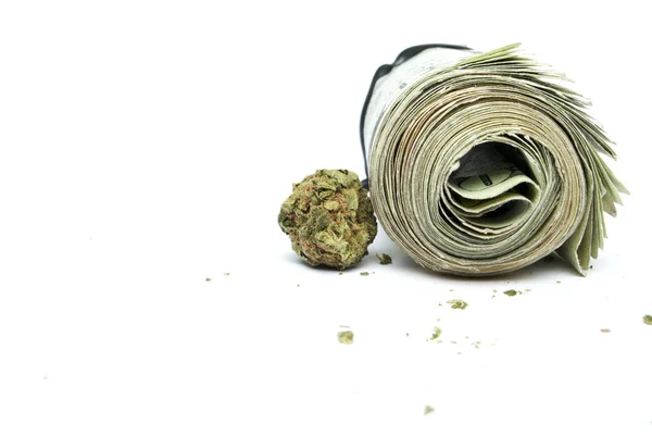 マリファナとお金 — ストック写真