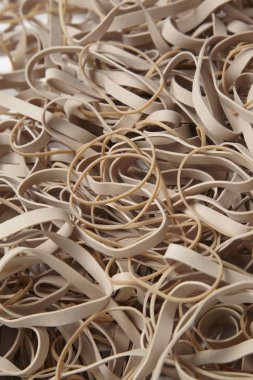 Lastik bantlar - ofis malzemeleri posteri