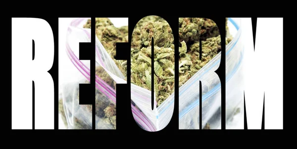 大麻改革 — 图库照片