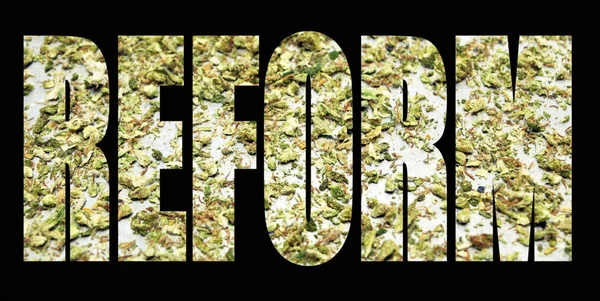 大麻改革 — 图库照片