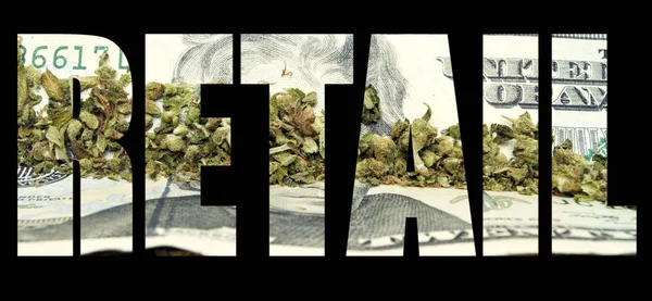 Marihuana y dinero — Foto de Stock