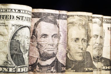 Para, Amerika Birleşik Devletleri 'nden dolar Bono closeup