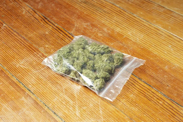 Marihuana Getrocknet Drogenabhängigkeit Medizinisches Marihuana Konzept — Stockfoto