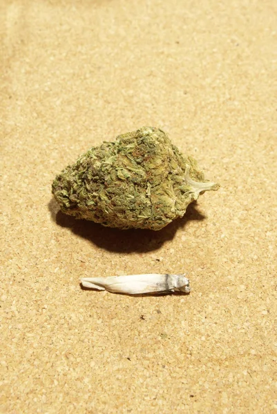Esrar Uyuşturucu Bağımlılığı Kavramı Tıbbi Marihuana Kavramı — Stok fotoğraf