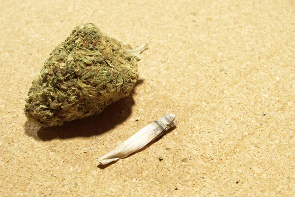 Ganja Konsep Kecanduan Narkoba Konsep Medis Mariyuana — Stok Foto