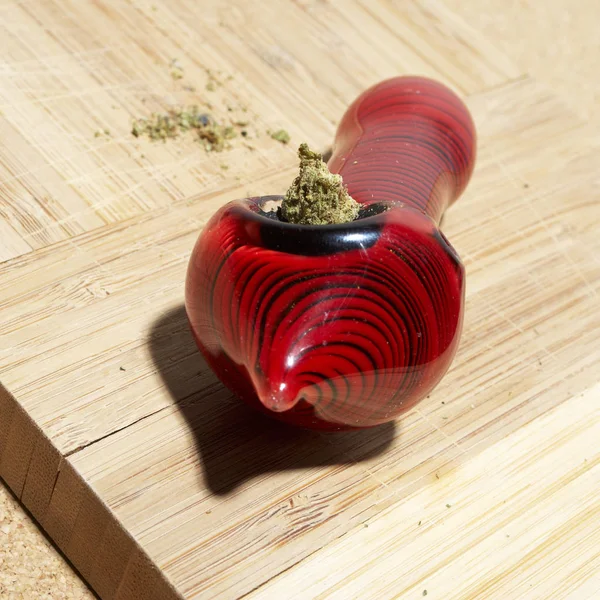 Conceptual Composition Marijuana Producing Still Life — Stock Photo, Image