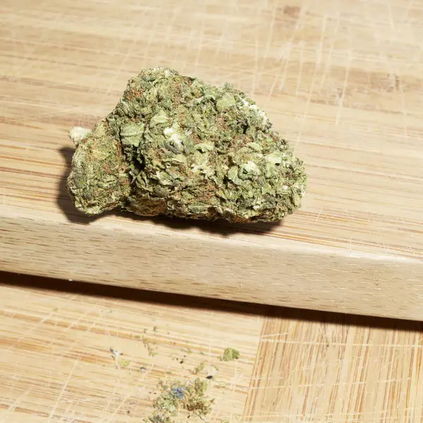 Begreppsmässig Sammansättning Marijuana Producerar Stilleben — Stockfoto