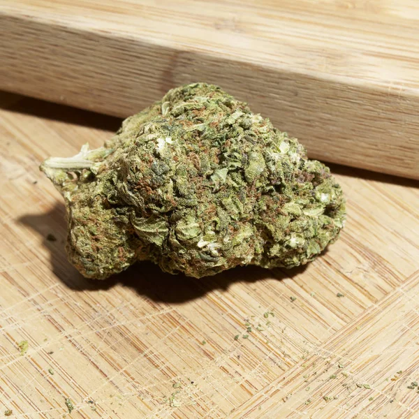 Begreppsmässig Sammansättning Marijuana Producerar Stilleben — Stockfoto