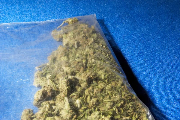 Empaquetó Marihuana Concepto Drogadicción Concepto Marihuana Medicinal — Foto de Stock