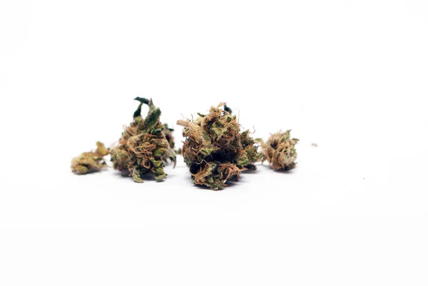 Close Weergave Van Gedroogde Marihuana Drugsverslaving Concept Medisch Marihuana Concept — Stockfoto