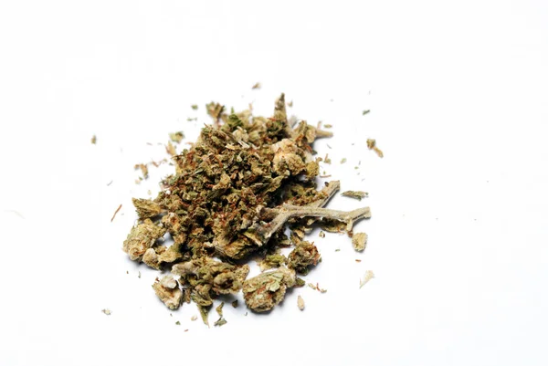 Närbild Syn Torkad Marijuana Narkotikamissbruk Koncept Medicinsk Marijuana Concept — Stockfoto