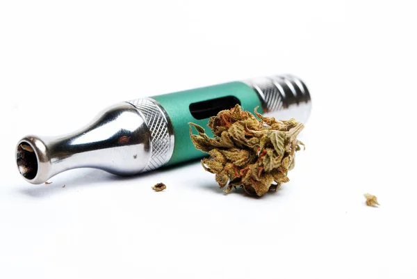 Vaporizzare Vaporizzare Olio Cannabis Thc Marijuana — Foto Stock